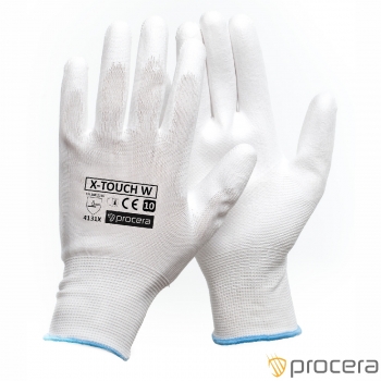 Rękawice ochronne powlekane X-TOUCH WHITE Procera
